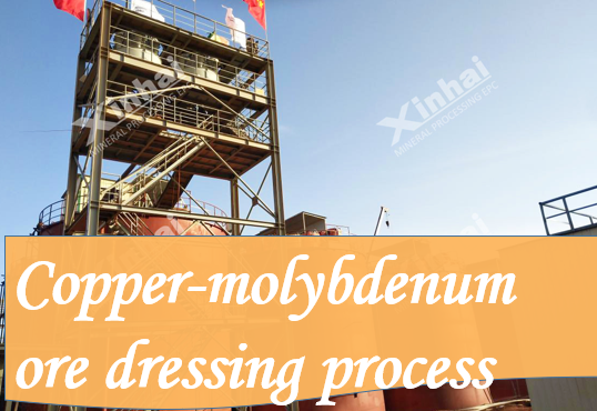 Copper-molybdenum ore dressing process.png